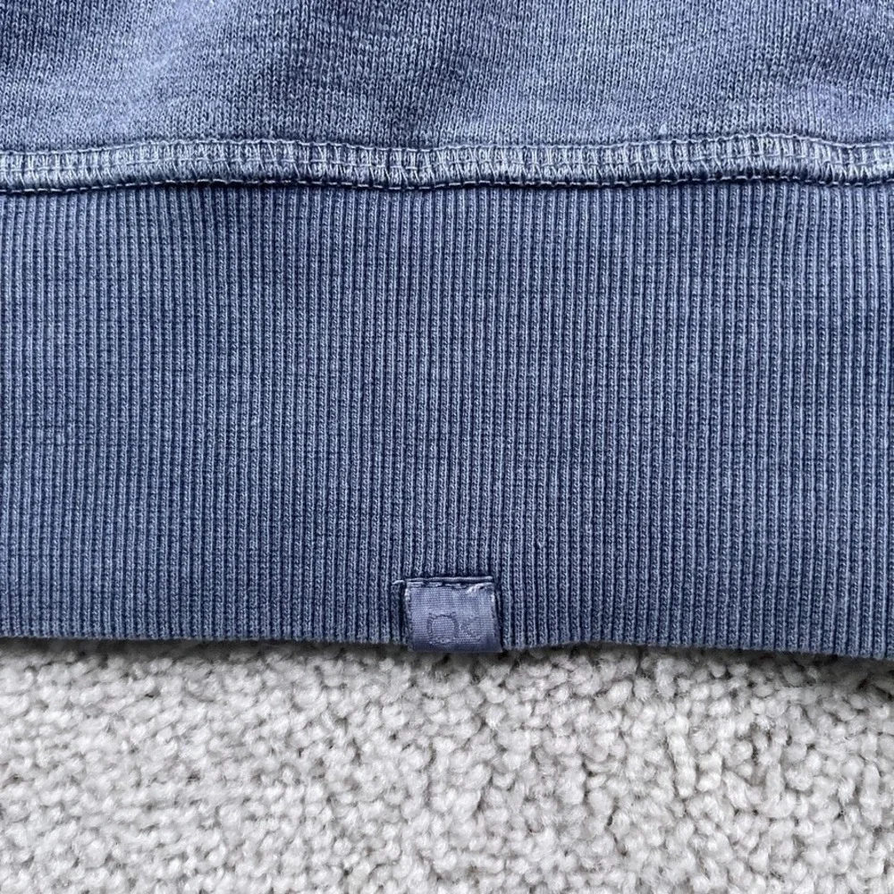 Outerknown Sweatshirt Mens Small Blue Sur‎ Hemp Organic Cotton French Terry